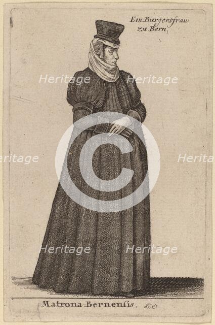 Matrona Bernensis. Creator: Wenceslaus Hollar.