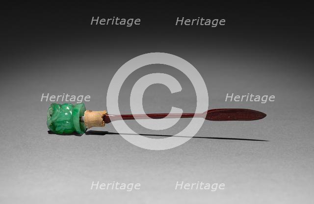 Snuff Bottle (stopper), 1644-1911. Creator: Unknown.