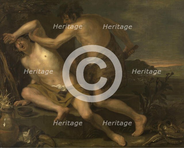 The Death of Abel, 17th century. Creator: Anon.