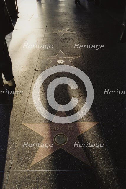 Hollywood walk of Fame, Peggy Lee, 2000. Creator: Brian Foskett.