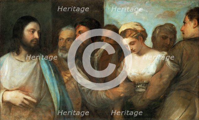 Christ and the Woman Taken in Adultery, c. 1520.