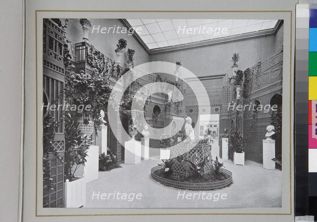 Hall of sculptures on the Dyaghilev's Exposition de l'Art russe at the Salon d'Automne in Paris in 1906.