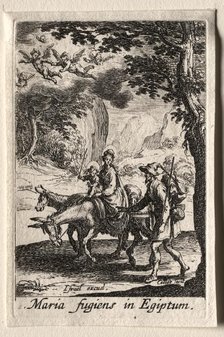 The Life of the Virgin: The Flight into Egypt. Creator: Jacques Callot (French, 1592-1635).