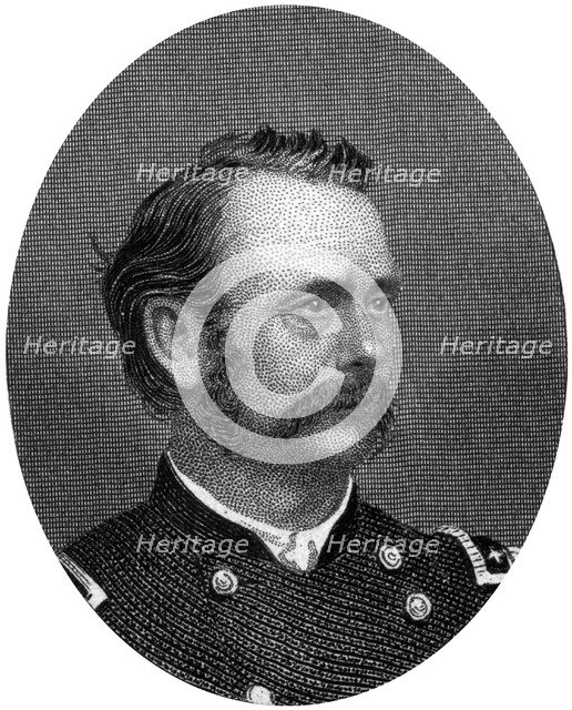 Lovell Harrison Rousseau, Union Major General, 1862-1867.Artist: J Rogers