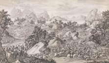The Battle of Qos-qulaq, 1774. Creator: Benoit-Louis Prevost.