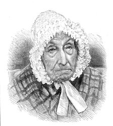 Miss Margaret Bailey, of Cairncastle, County Antrim, now in her 111th year, 1881. Creator: Unknown.