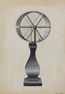 Lottery Wheel, c. 1936. Creator: Martin Lamont.