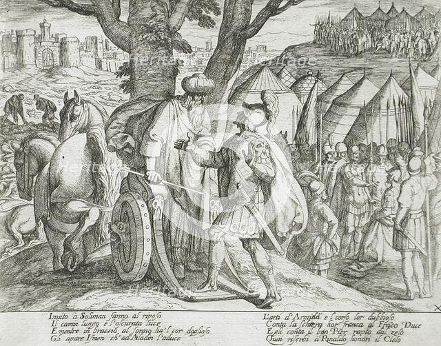 Canto X, 16th century. Creator: Antonio Tempesta.