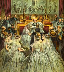 A royal marriage, c1850. Artist: Unknown