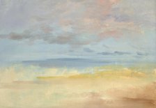 Landscape Background, 1846-1848. Creator: George Catlin.