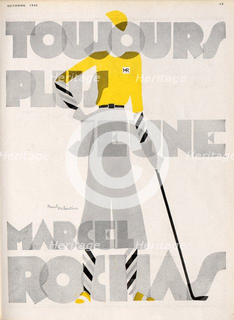 Marcel Rochas. Toujours plus jeune, 1930. Creator: Valentin, Paul (active 1920-1930s).