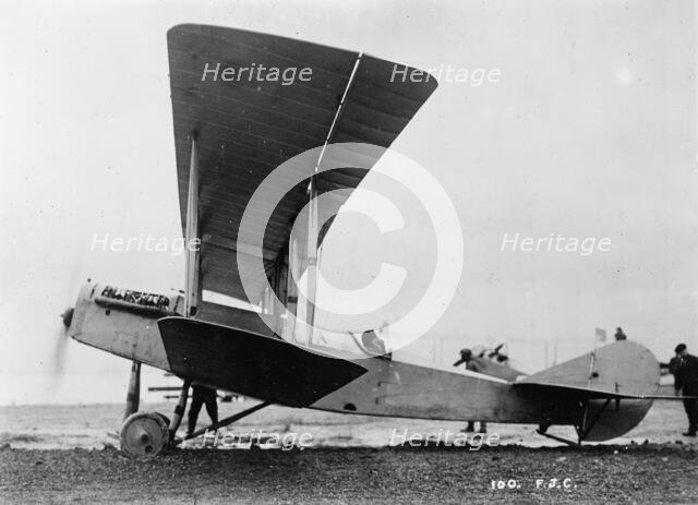 Curtiss Airplane - Type R. Plane, 1916. Creator: Harris & Ewing.