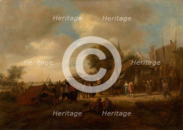 Village Fair, c1650-1651. Creator: Jan Steen.
