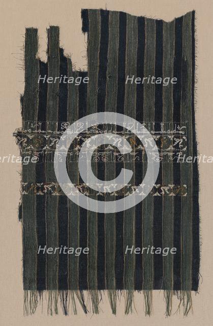 Striped tiraz, 1049-1050. Creator: Unknown.