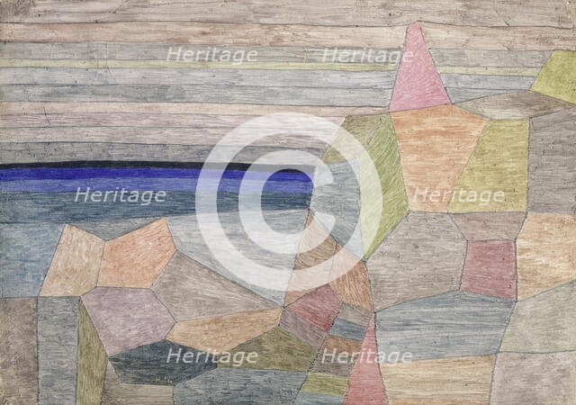 Promontorio Ph., 1933. Creator: Klee, Paul (1879-1940).