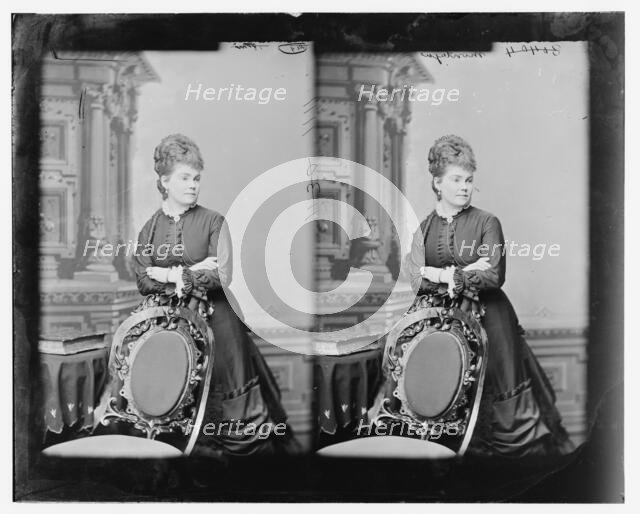 Mrs Montague, 1865-1880. Creator: Unknown.