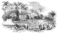 School Fete at Codrington College, Barbadoes, 1850. Creator: Unknown.