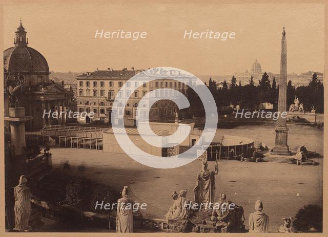 View of Rome, c. 1860. Creator: Unidentified Photographer.