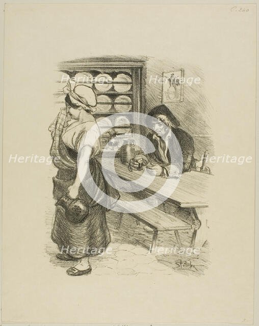 The Return of the Sailor, 153. Creator: Theophile Alexandre Steinlen.