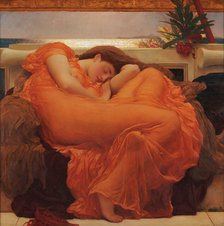 Flaming June, 1895. Creator: Leighton, Frederic, 1st Baron Leighton (1830-1896).