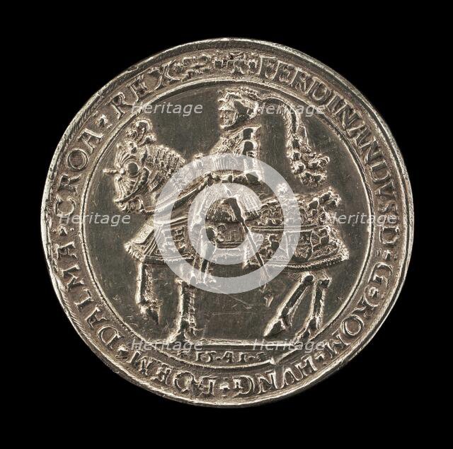 Ferdinand I, 1503-1564, Archduke of Austria 1519, Holy Roman Emperor 1556 [obverse], 1541. Creator: Unknown.