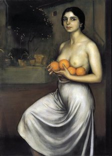 Oranges and Lemons, 1925-1926. Creator: Romero de Torres, Julio (1874-1930).