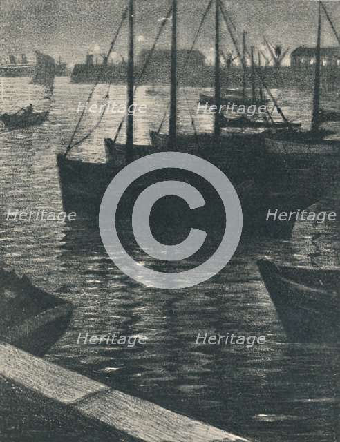 'Le Port', 1919. Artist: CRW Nevinson.