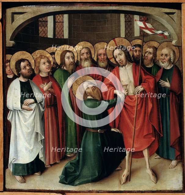 The Incredulity of Saint Thomas', c1500.  Creator: Swabian master (active ca. 1500).