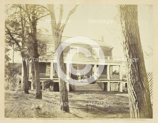 McLean's House, Appomattox Court-House, Virginia, April 1865. Creator: Alexander Gardner.