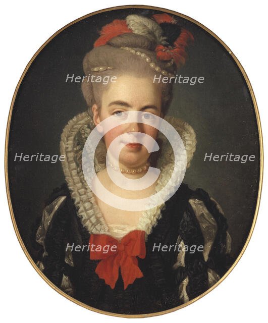 Anna Charlotta Stapelmohr, 1754-1791, b Schröderheim, 1773. Creator: Per Krafft the Elder.