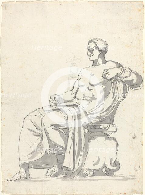 The Ludovisi Menander, 1752/1756. Creator: Augustin Pajou.