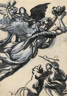 Abduction by a Monster, 1940-1944. Creator: Ján Novák.
