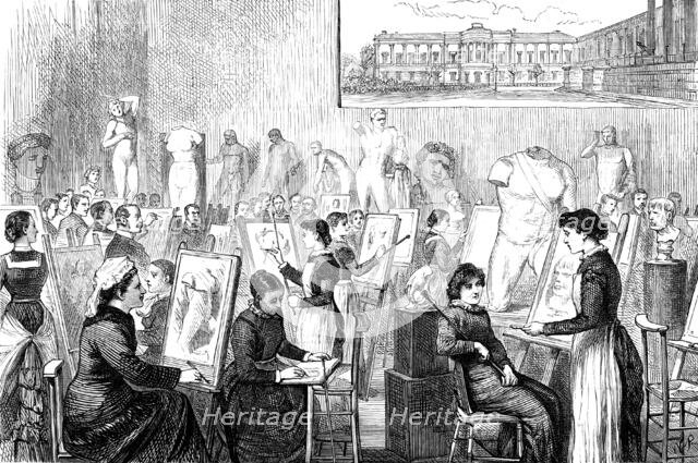 The Slade School of Fine Art, University College, Gower-Street, 1881. Creator: W.P..