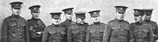 'L'effort Canadien; Types de volontaires canadiens arrivant en Angleterre', 1914. (1916) Creator: Unknown.