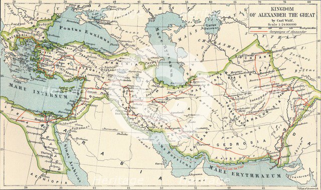 'Kingdom of Alexander the Great', c1901, (1902). Artist: Unknown.