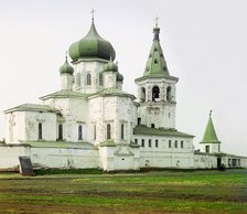 Trinity Monastery for men in the city of Tiumen, 1912. Creator: Sergey Mikhaylovich Prokudin-Gorsky.