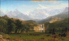 The Rocky Mountains, Lander's Peak, 1863. Creator: Albert Bierstadt.