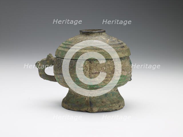 Ritual vessel (kuei) with cover, Eastern Zhou dynasty, 8th century BCE. Creator: Unknown.