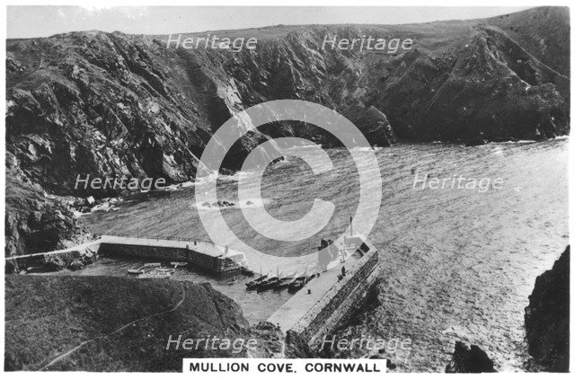 Mullion Cove, Cornwall, 1936. Artist: Unknown