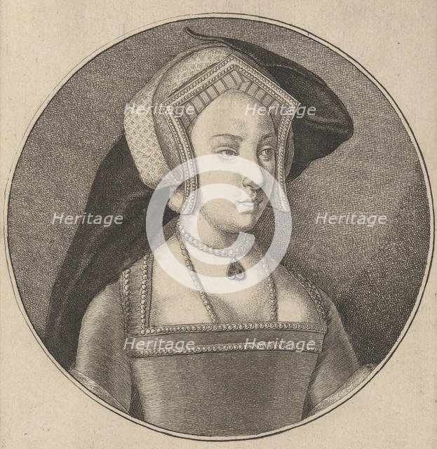Princeps Maria Henrici VIII Regis Angliæ Filia, 1647., 1647. Creator: Wenceslaus Hollar.