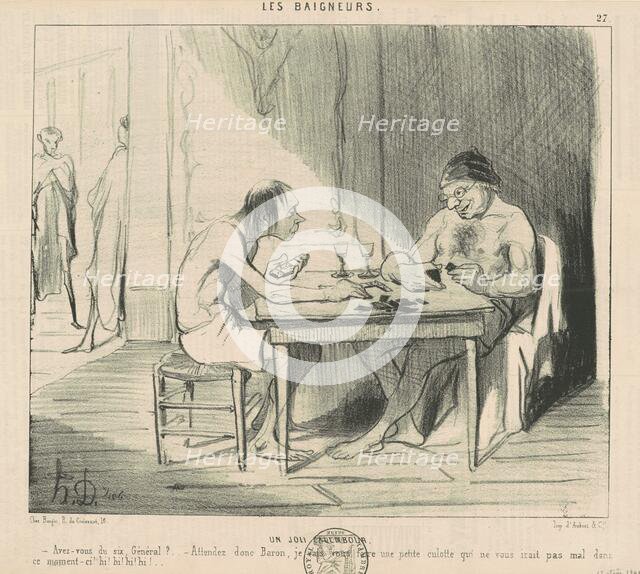 Un joli calembour, 19th century. Creator: Honore Daumier.