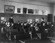 Carlisle Indian School, Carlisle, Pa. Class in Government, 1901. Creator: Frances Benjamin Johnston.