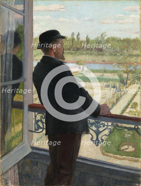 Portrait of the Swedish Painter Karl Nordstrom, 1882. Creator: Christian Krohg.