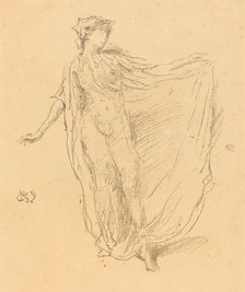 The Dancing Girl, 1889. Creator: James Abbott McNeill Whistler.