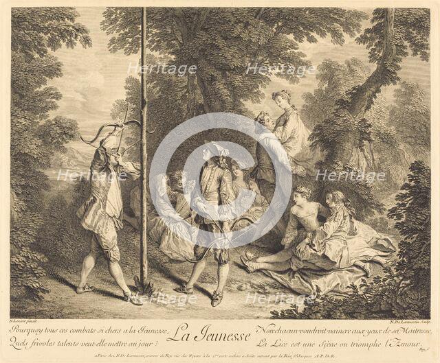 La jeunesse, 1735. Creator: Nicolas de Larmessin.