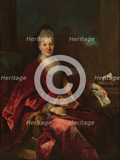 Portrait of Marquise de la Roche Boussau. Creator: Largillière, Nicolas, de (1656-1746).