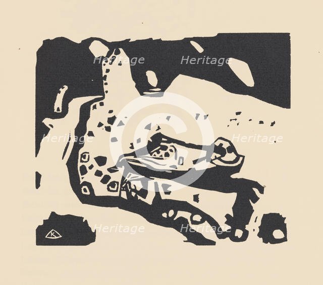 Variation after Improvisation 21 (Variation nach Improvisation 21). From Klänge (Sounds) , 1913. Creator: Kandinsky, Wassily Vasilyevich (1866-1944).