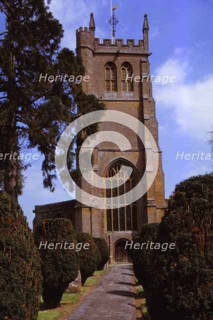 Church of All Saints, Martock, Somerset, 20th century.  Artist: CM Dixon.