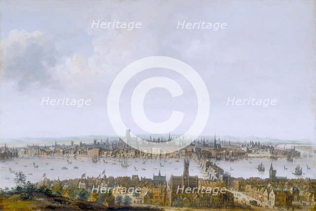 'London from Southwark', c1630. Artist: Unknown