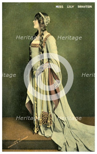 Lily Brayton, British actress, c1900-1919.Artist: Johnston & Hoffman